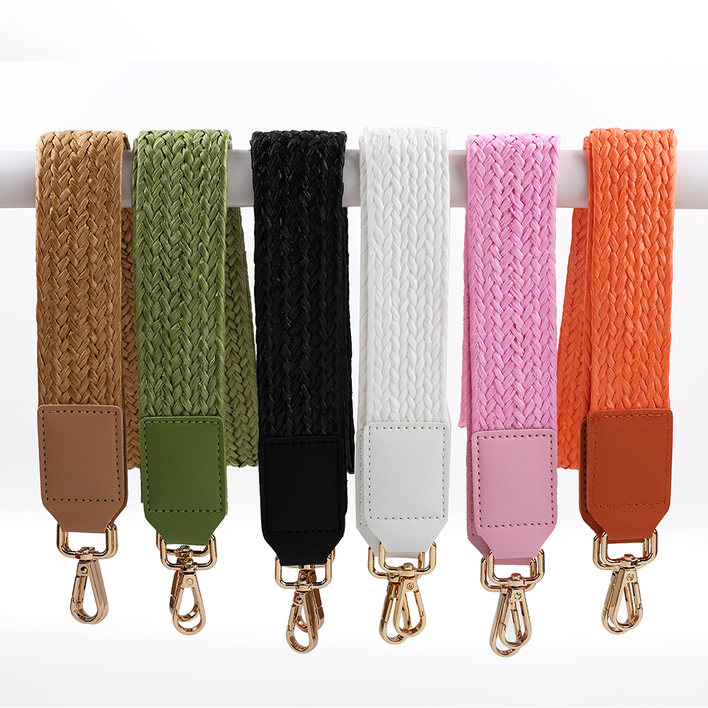 Belt Bag Leather Wide - Wide Woven Purse Straps Leather Raffia