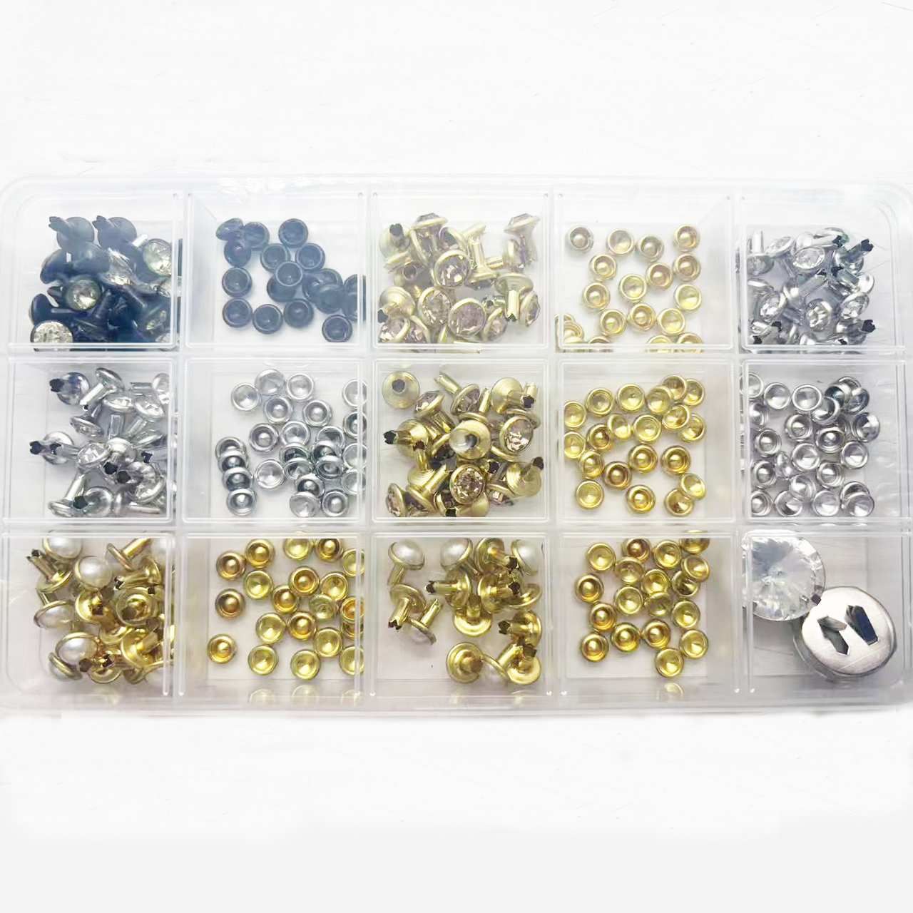 Luxury Bags Repair - Rhinestone Rivets set 6mm 8mm Round