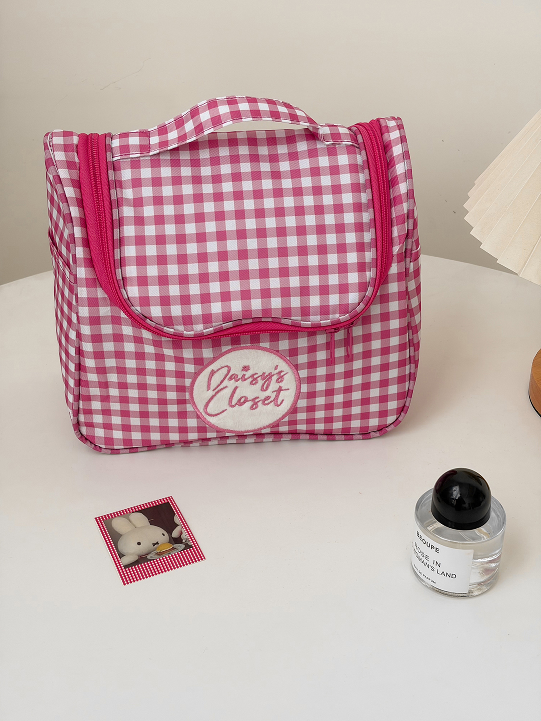 Airfriend Cute Grid Makeup Bag - Luxury Bags China Wholesale recension och pris