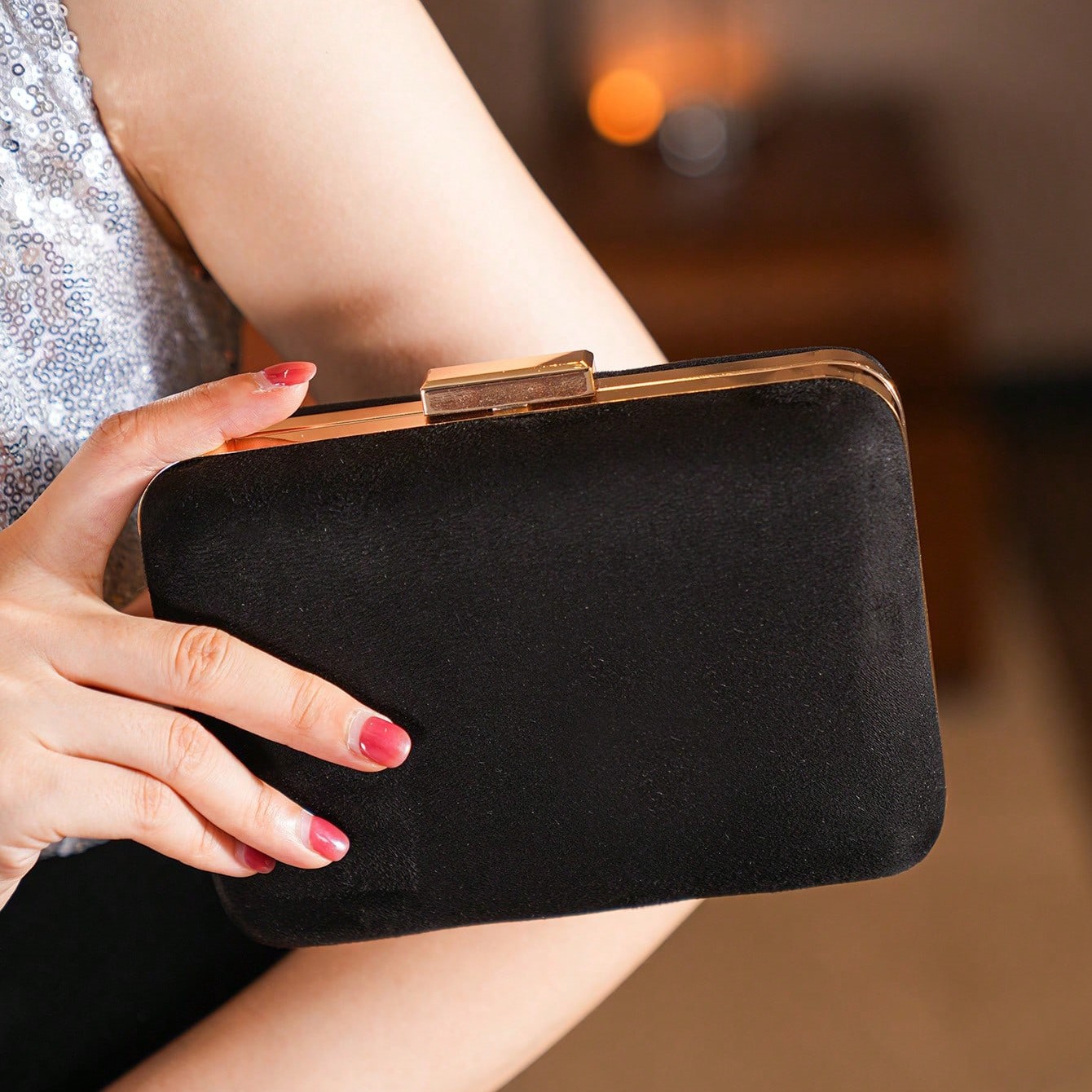 Mini Simpl Elegant Velvet Clut - Mini Bag Evening Clutch recension och pris