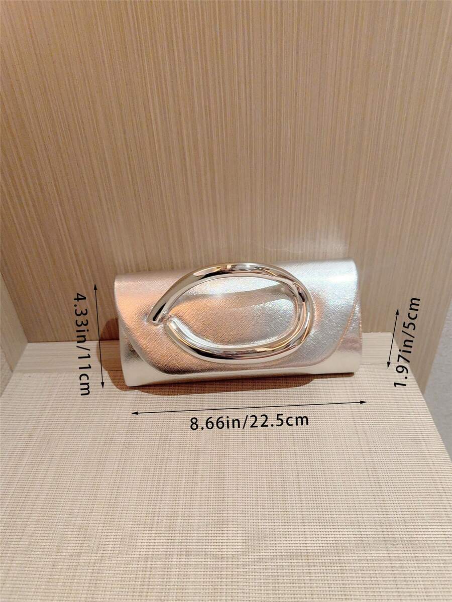 Elegant Metallic Mini Clutch B - Mini Bag Evening Clutch recension och pris