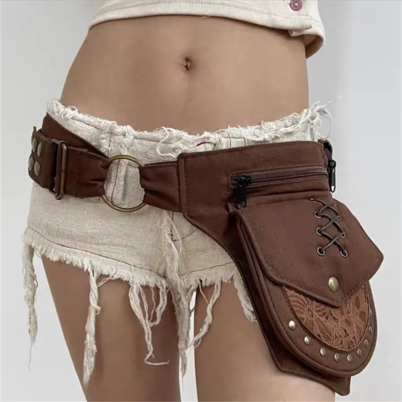 Rivet Wide Waist Belt Spicy Gi - Belt Bag Leather Wide recension och pris