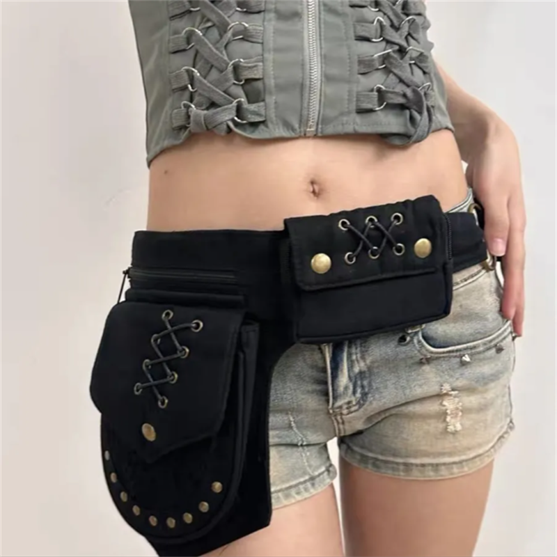 Rivet Wide Waist Belt Spicy Gi - Belt Bag Leather Wide recension och pris