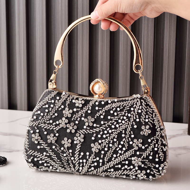 Black Handbag Beading Vintage  - Luxury Bags China Wholesale recension och pris