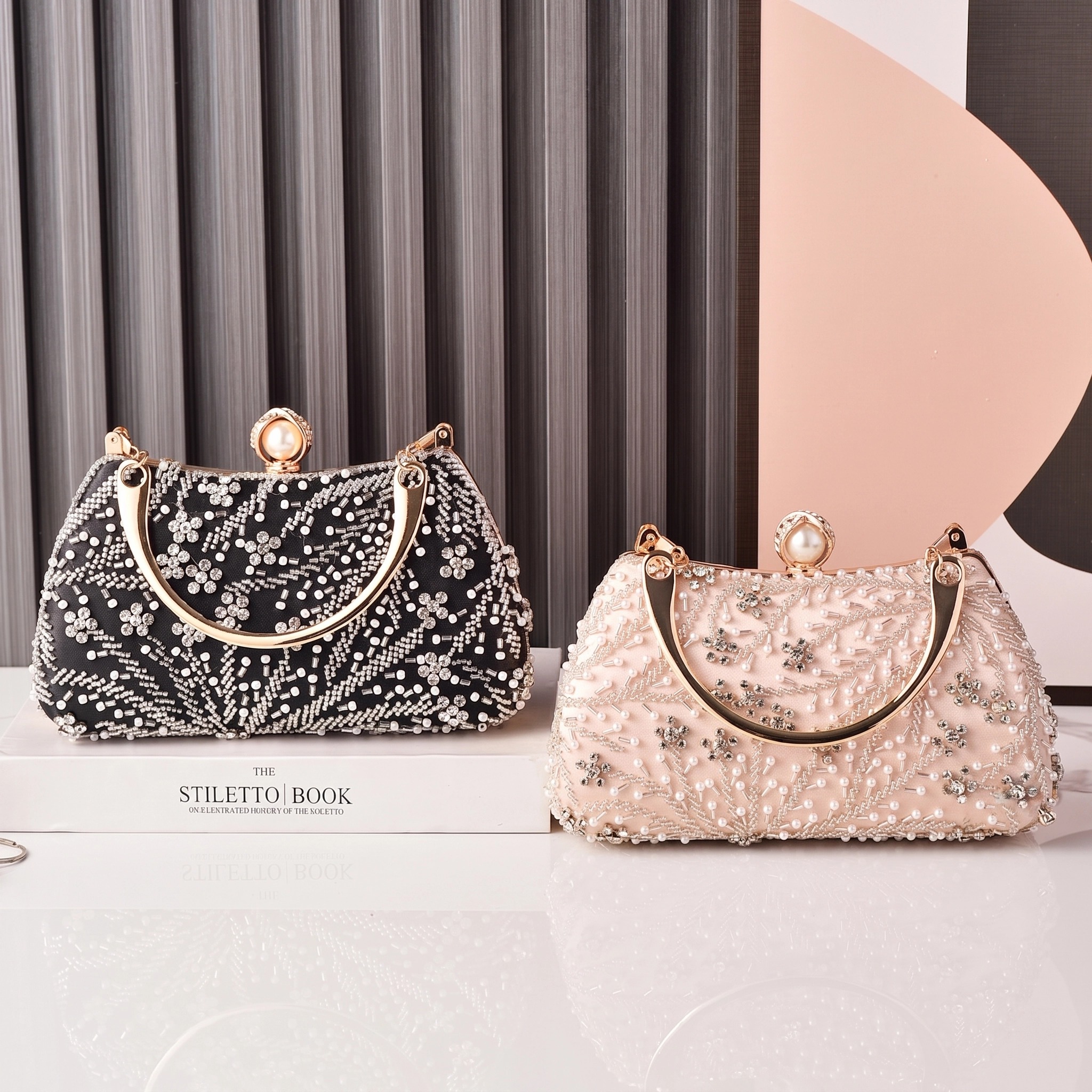 Black Handbag Beading Vintage  - Luxury Bags China Wholesale recension och pris