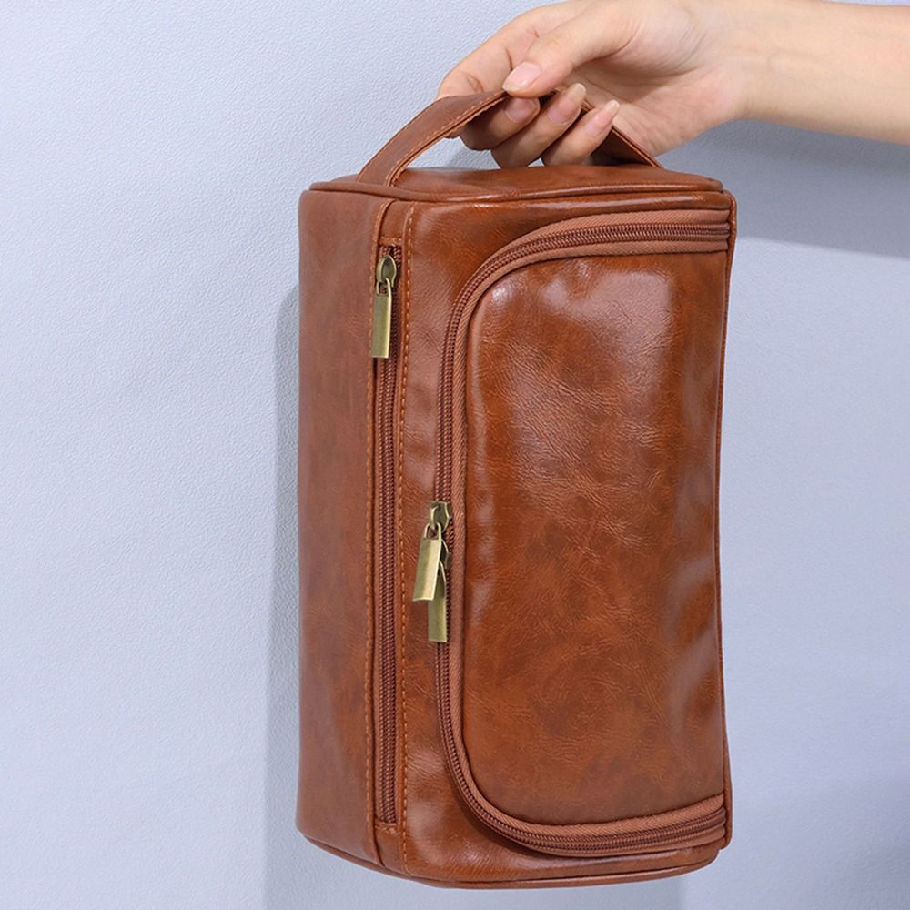 Multifunctional PU Leather Men - Luxury Ziploc Bags recension och pris