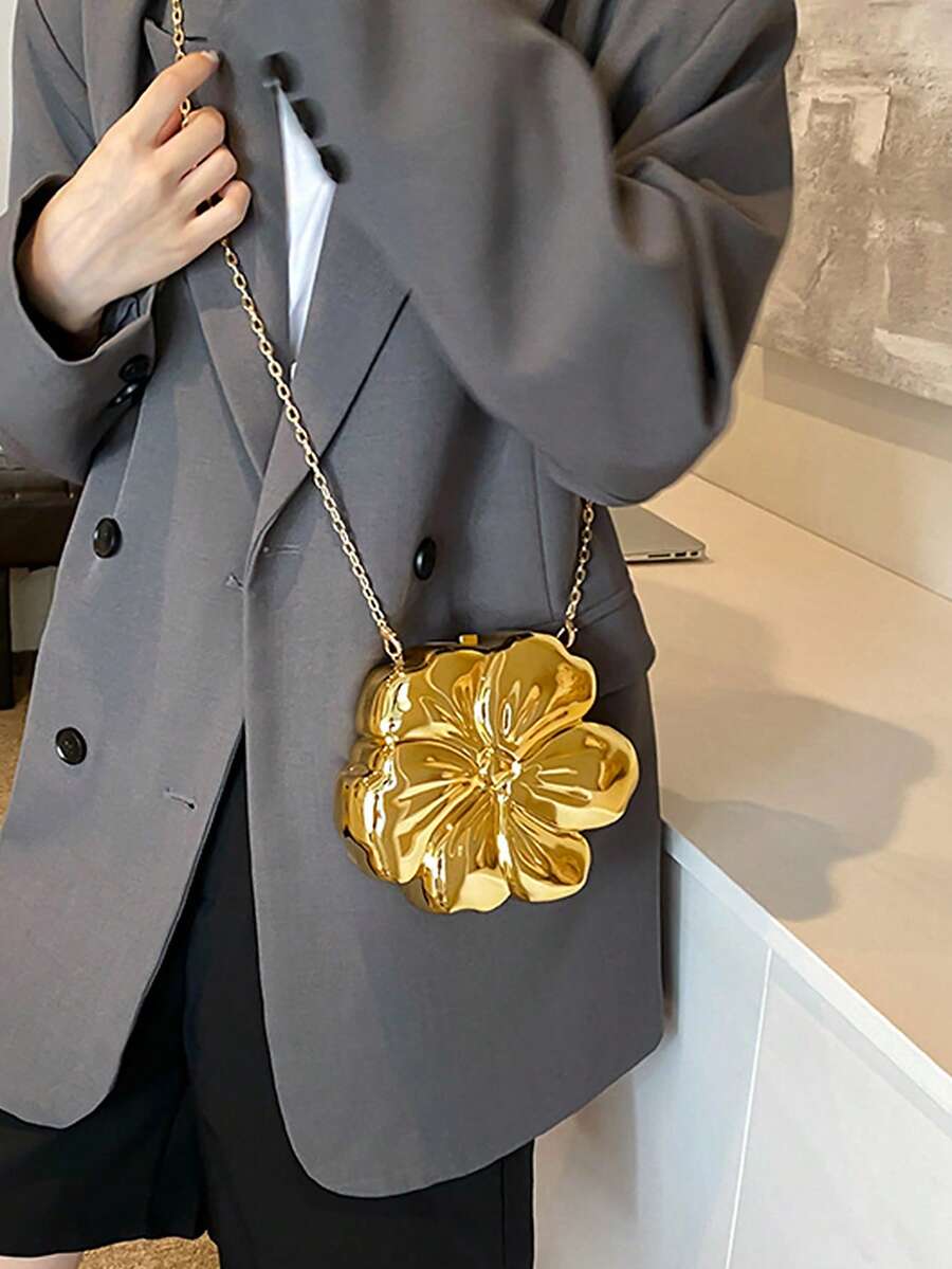 Floral Shape Mini Shoulder Bag - Mini Bag Evening Clutch recension och pris