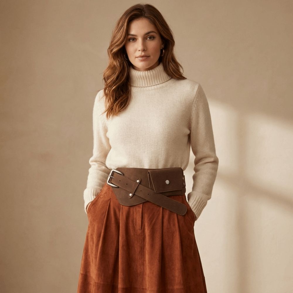 Fashion PU Pin Buckle Waistban - Belt Bag Leather Wide recension och pris
