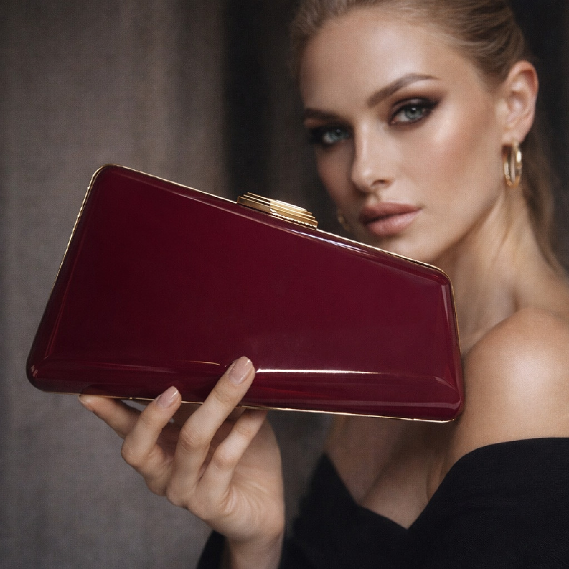 Unique Shape Clutch Bag. Shoul - Mini Bag Evening Clutch recension och pris